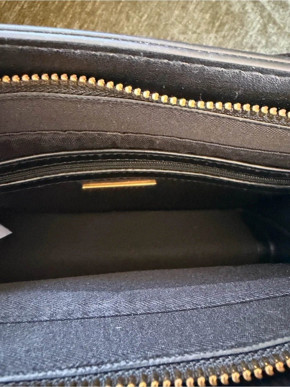 Steve Madden Black Satchel with Pink & Purple Scarf Accent